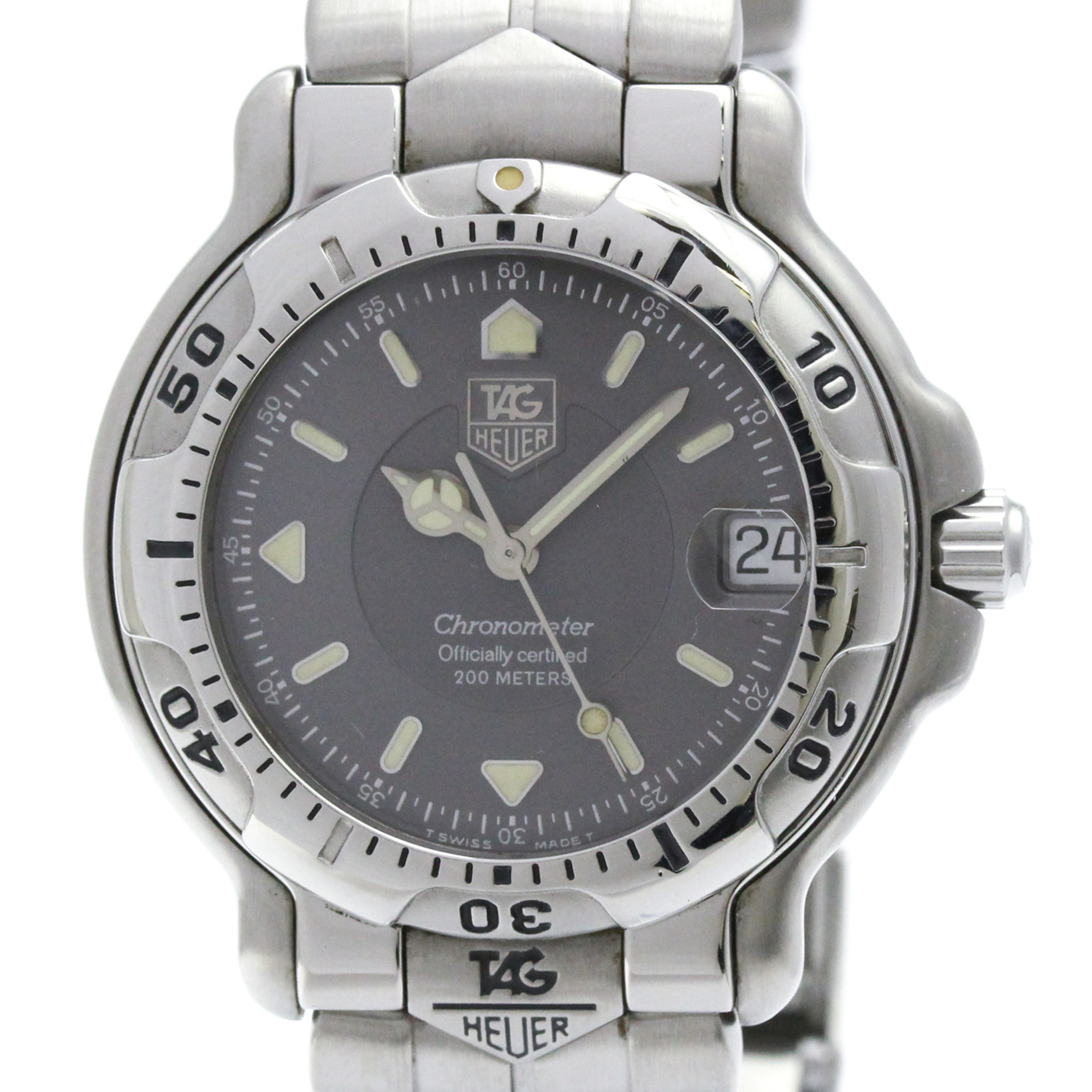 Tag Heuer 6000 Chronometer Steel Automatic Mens Watch Wh5212 Polished Tag Heuer 6000 Chronometer Steel Automatic Mens Watch Wh5212 Polished